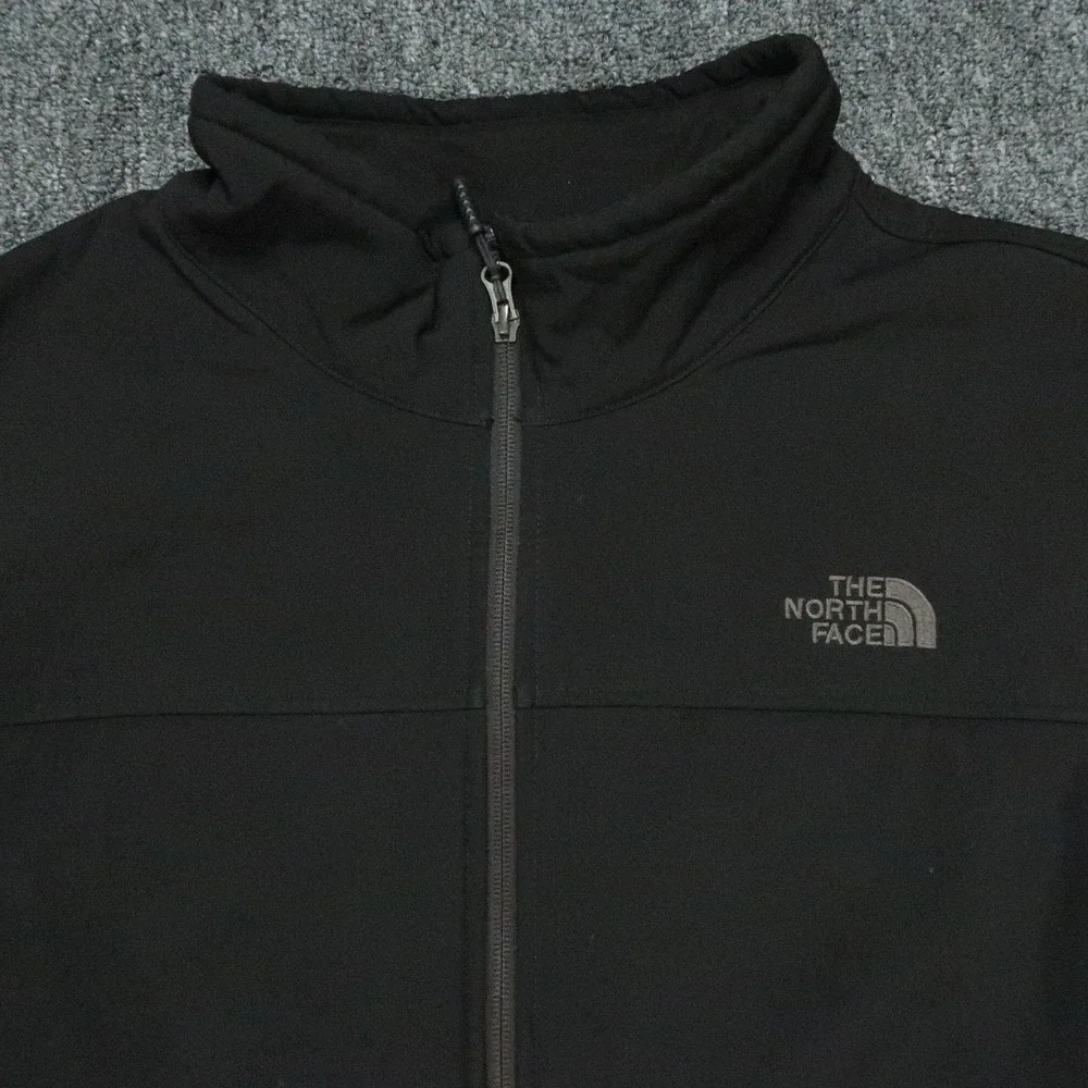 The North Face Jacket Mens XXL Black Apex Chromium Thermal Windwall Full Zip